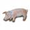 Tier - Figur Schwein mit Band