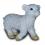Tier - Figur Nettes, laufendes Schaf