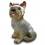 Deko - Figur Terrier mit Schleife im Fell
