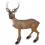 Dekorations - Figur Stehender, freundlicher Hirsch