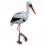 Vogel - Skulptur Laufstorch