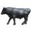 Dekorations - Figur Prächtiger Stier mit spitzen Hörnern