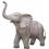Deko - Tierfigur Junger Elefant mit erhobenem Rüssel