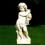 Weiße Garten-Figur Putto Bacco