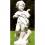 Weiße Garten-Figur Putto Peglio
