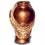 Dekorations - Figur Vase mit Tuch behangen