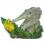 Deko - Figur Elefant erntet Bananen