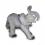 Deko - Tierfigur Fröhlich stampfender Elefant