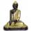Deko - Figur Selig lächelnder, asiatischer Buddha