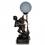Deko - Figur Lampe mit Fußball - Spieler