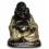 Dekorations - Figur Buddha sitzt auf Sockel