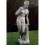 Weiße Gartenfigur Steinfigur - Venere del pomo