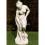 Weiße Garten-Figur Steinguss-Figur - Badende Allegren mittel