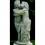 Weiße Gartenfigur Steinguss-Figur - Küssendes Paar
