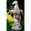 Weiße Gartenfigur Steinguss - Adler-Figur - Voltana - rechts