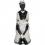 Dekorations - Figur Sitzender Mann mit Hut und Tuch