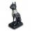 Tier - Skulptur Katze mit breitem Halsband