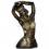 Dekorations - Figur Dame mit Rose