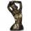 Dekorations - Figur Frau mit Rose