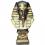 Skulptur Büste eines Pharaos auf einem Sockel