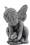 Gartenfigur, Elfenkind ANDIN kniend mit sep. Frosch
