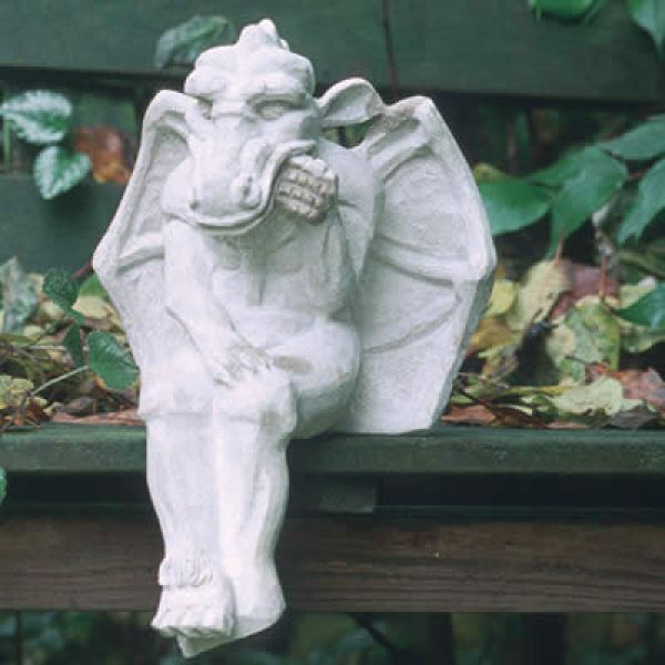 Gargoyle Kantenhocker Gartenfigur Dekoration Standfigur Tierfigur Figur 