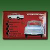 Blechschild von Trabant 601 De L...