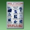 Reklameschild Super Attractions ...