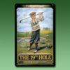 Metallschild Pub World - The 19. Hole