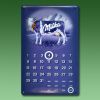 Werbeschild  Milka Lila Kuh Kalender