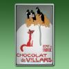Metallschild Chocolat de Villars
