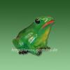 Gartenfigur Grüner Frosch