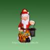 Deko - Figur Nikolaus mit Lampe