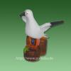 Dekorations - Figur Möwe mit aus...