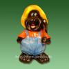 Garten - Figur Maulwurf mit gelb...