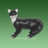 Garten-Dekofigur Schwarze Katze ...