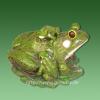 Dekorations-Figur Frosch mit Kin...