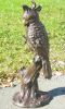 Brünierte Bronzeskulptur eines K...