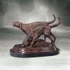 Tier-Skulptur Zwei Jagdhunde aus...