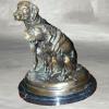 Tier-Skulptur Sitzende Hunde aus...