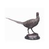 Vogel-Skulptur Stehender Fasan aus Bronze gefertigt