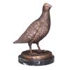 Tier-Skulptur Fasan aus Bronze g...