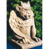 Deko-Figur für den Garten Gargoyle mit Schlange