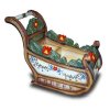 Weihnachts - Dekoration Prächtiger Schlitten