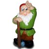 Deko - Figur Gartenzwerg beim Ba...
