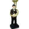 Dekorations - Figur Mann mit Tuba