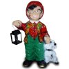 Dekorations - Figur Mann mit Hun...