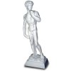 Statue Muskulöser Mann in Weiß