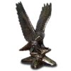 Vogel - Skulptur Landender Adler