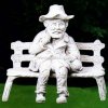 Weiße Garten-FigurHöhe ca.: 72 c...